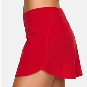 NWOT OV The Exercise Skort XS Scarlet